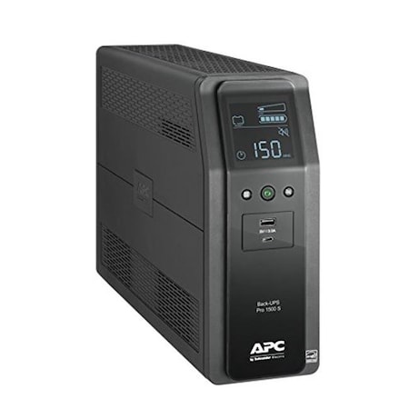 APC By Schneider Electric BR1000MS Back Ups Pro BR 1000VA; Sinewave; 10 Outlets; 2 USB Charging Ports; AVR; LCD Interface